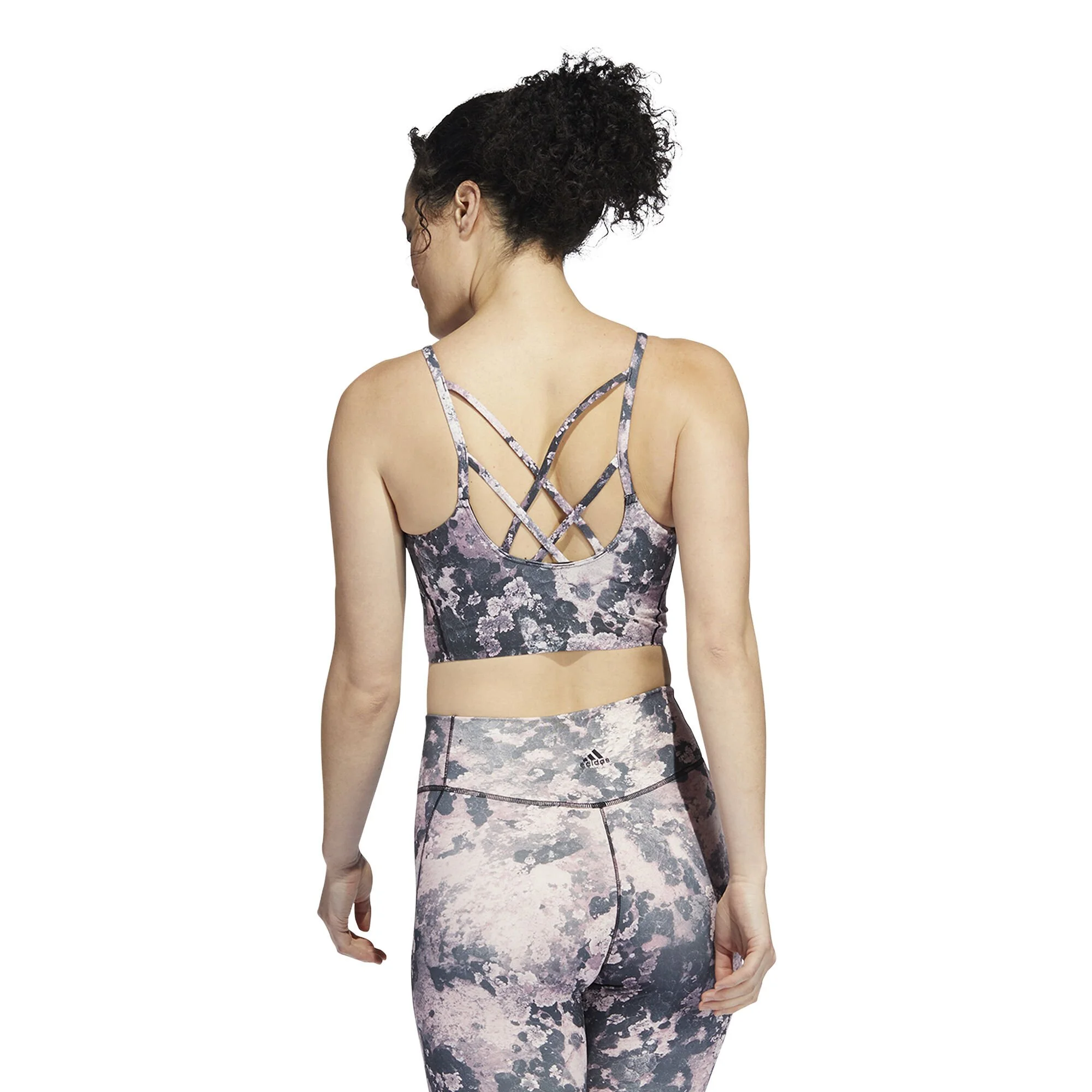 ADIDAS Yoga Light-Support Long Line All Over Print Reggiseni Sportivi Donna - Multicolore - immagine 4