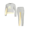 ADIDAS Badge Of Sport Cotton Tuta Da Allenamento Ragazze - Grigio