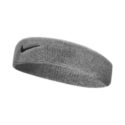 Nike Swoosh Fascia Per La Testa - Grigio, Nero