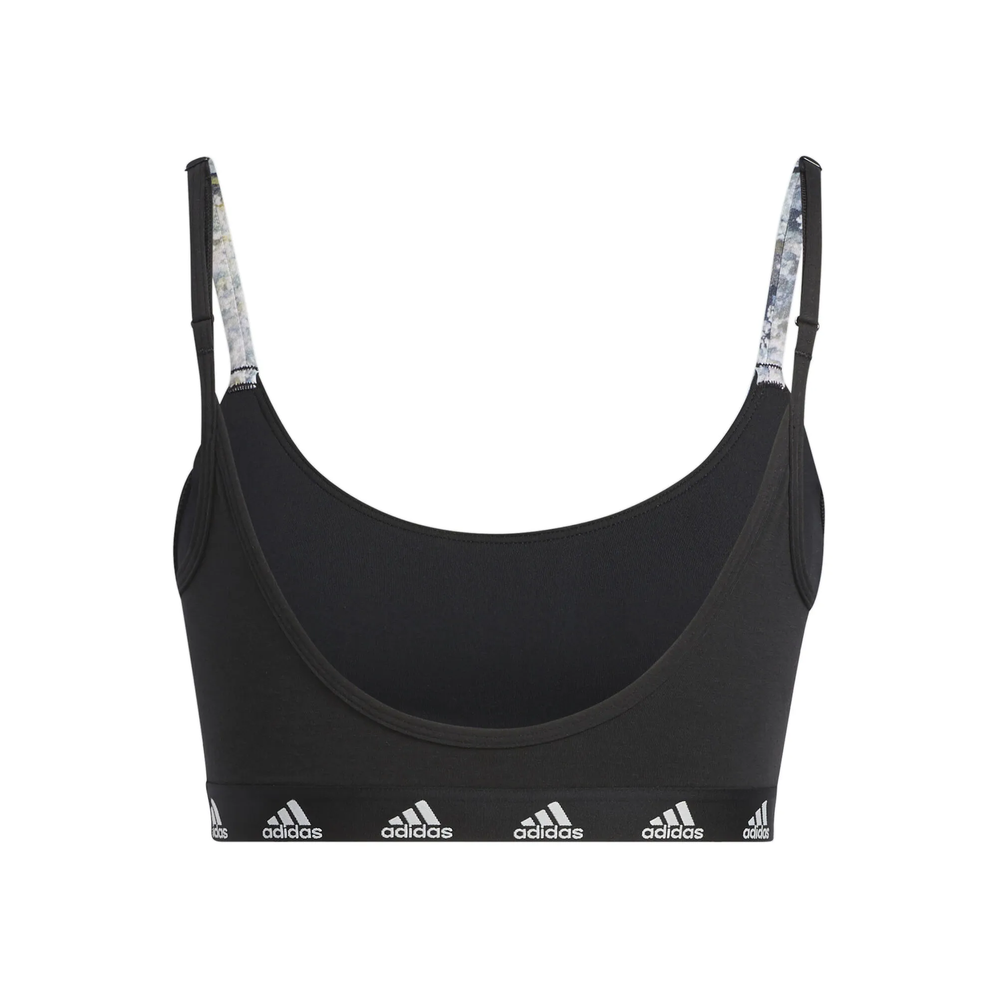 ADIDAS Purebare Light-Support Reggiseni Sportivi Donna - Nero, Bianco - immagine 2