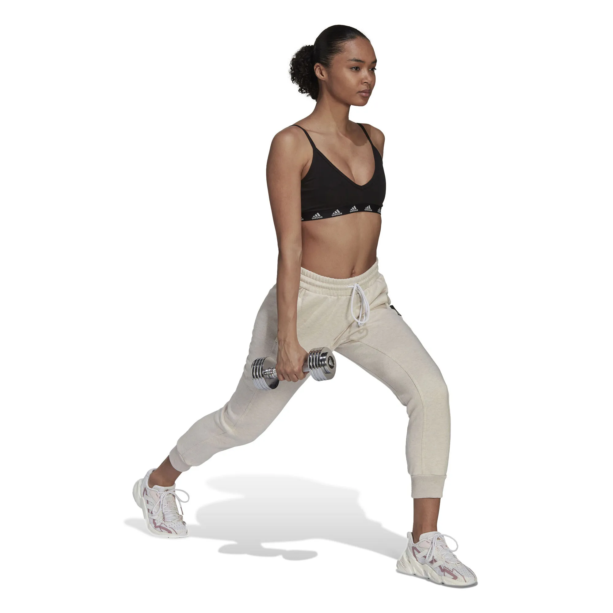 ADIDAS Purebare Light-Support Reggiseni Sportivi Donna - Nero, Bianco - immagine 6