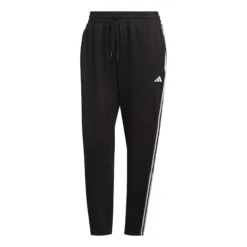 ADIDAS AEROREADY Made4Training Knit 3-Stripes Tapered Pantalone Da Allenamento Donna - Nero, Bianco