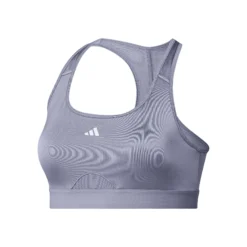 ADIDAS PowerReact Training Medium-Support Bra Reggiseni Sportivi Donna - Argento