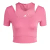 ADIDAS Training HIIT AEROREADY Crop Training Maglietta Donna - Rosa