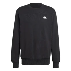 ADIDAS Essentials French Terry Embroidered Small Logo Felpa Uomini - Nero