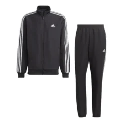 ADIDAS 3-Stripes Woven Tuta Da Allenamento Uomini - Nero, Bianco