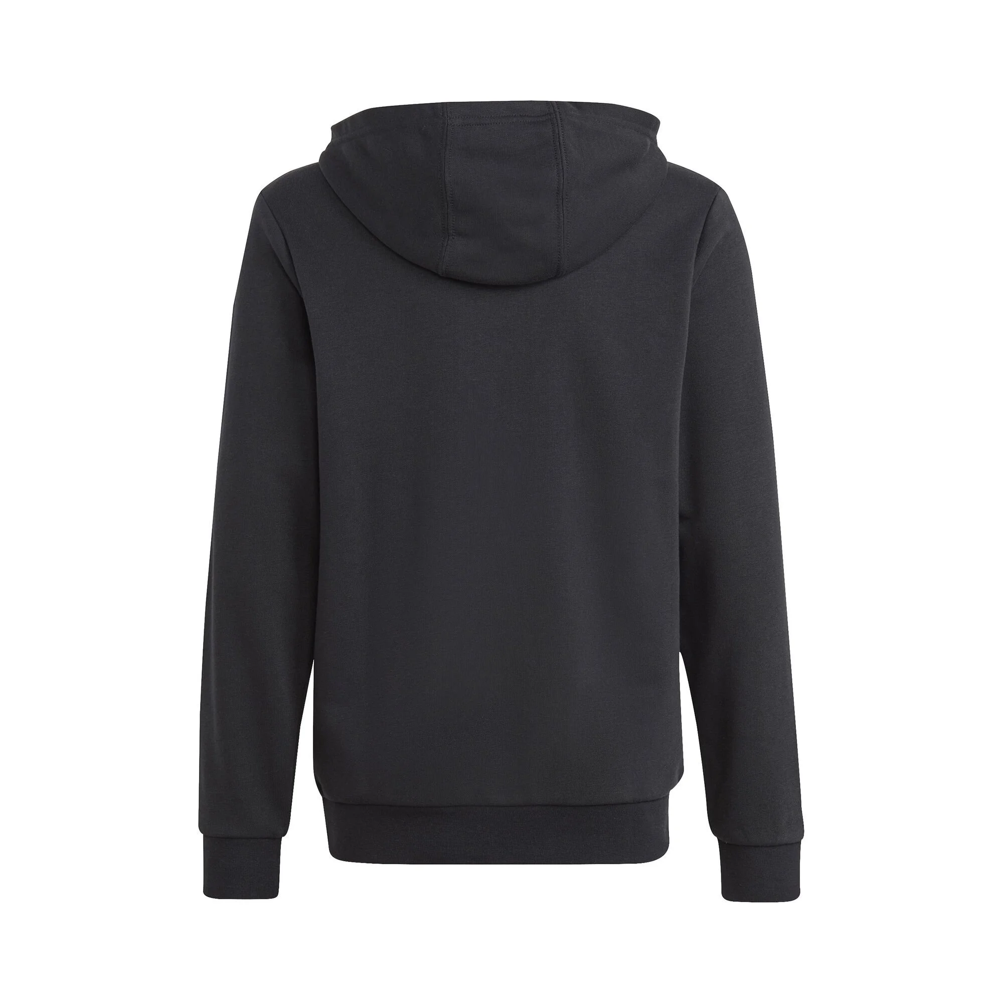 ADIDAS Big Logo Cotton Felpa Con Cappuccio Ragazzi - Nero, Bianco - immagine 2