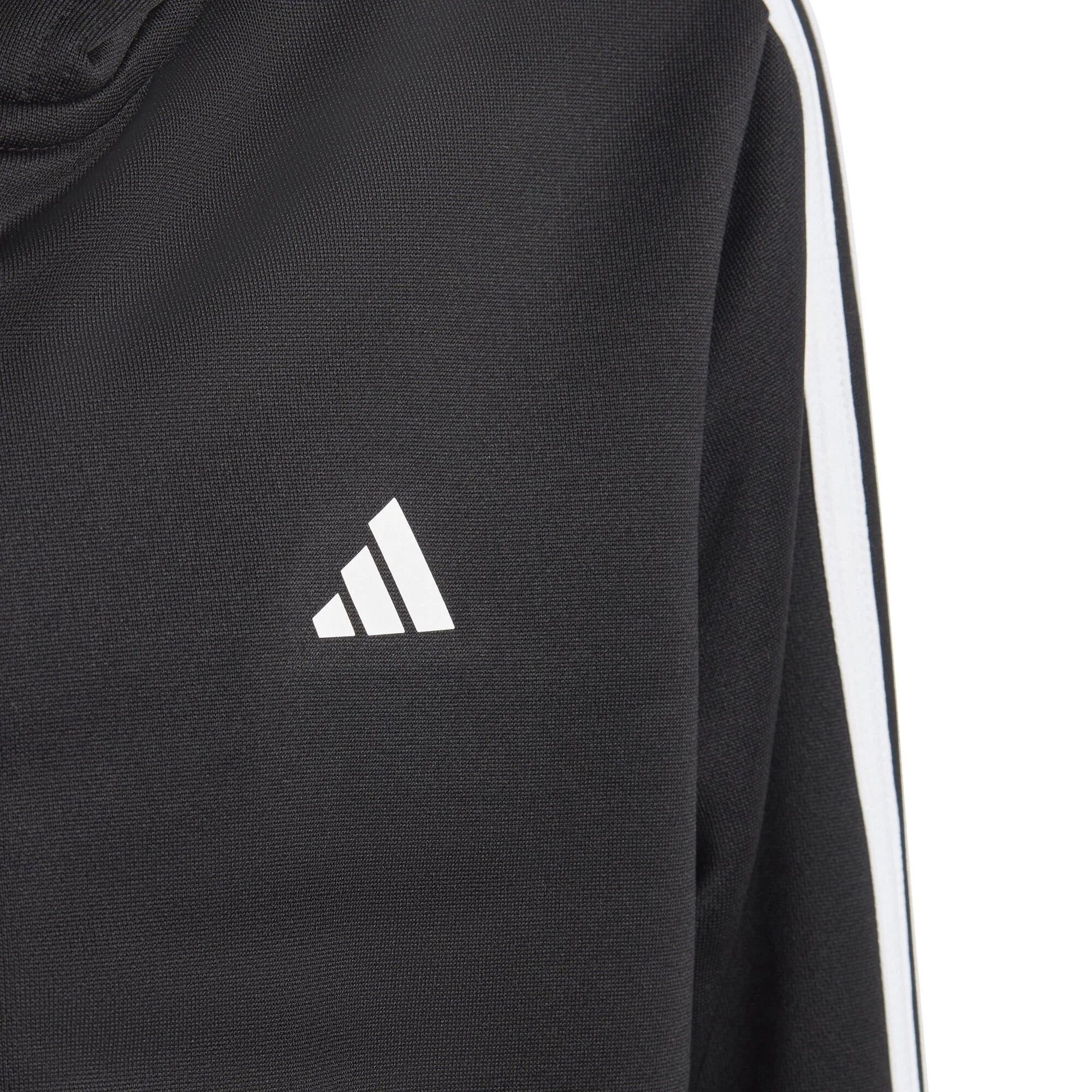 ADIDAS Essentials Train AEROREADY 3-Stripes Regular-Fit Full-Zip Felpa Ragazzi - Nero, Bianco - immagine 4