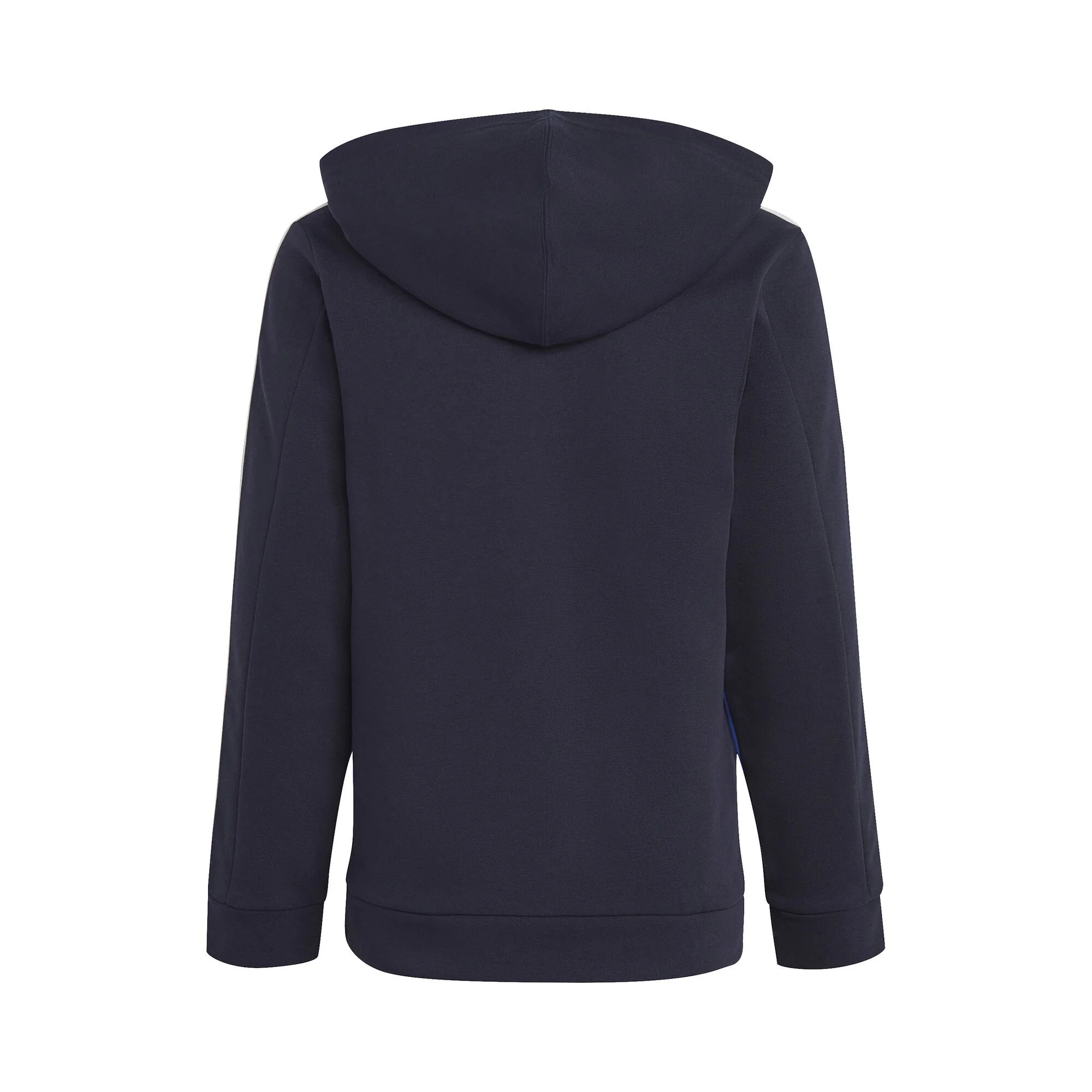 ADIDAS Colorblock 3-Stripes Felpa Con Cappuccio Ragazzi - Blu Scuro, Bianco - immagine 2