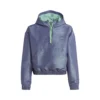 ADIDAS Dance Loose Fit Woven Half-Zip Hooded Giacca Da Allenamento Ragazze - Viola, Mint