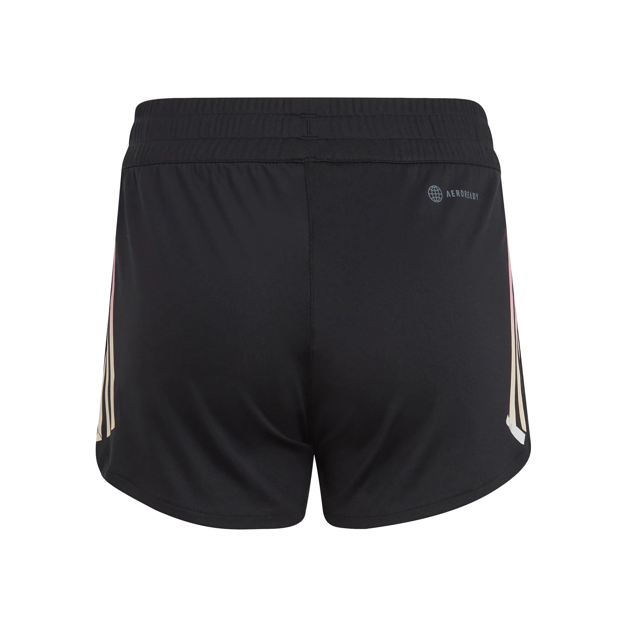 ADIDAS Training AEROREADY 3-Stripes Knit Pantaloncini Ragazze - Nero, Rosa - immagine 2