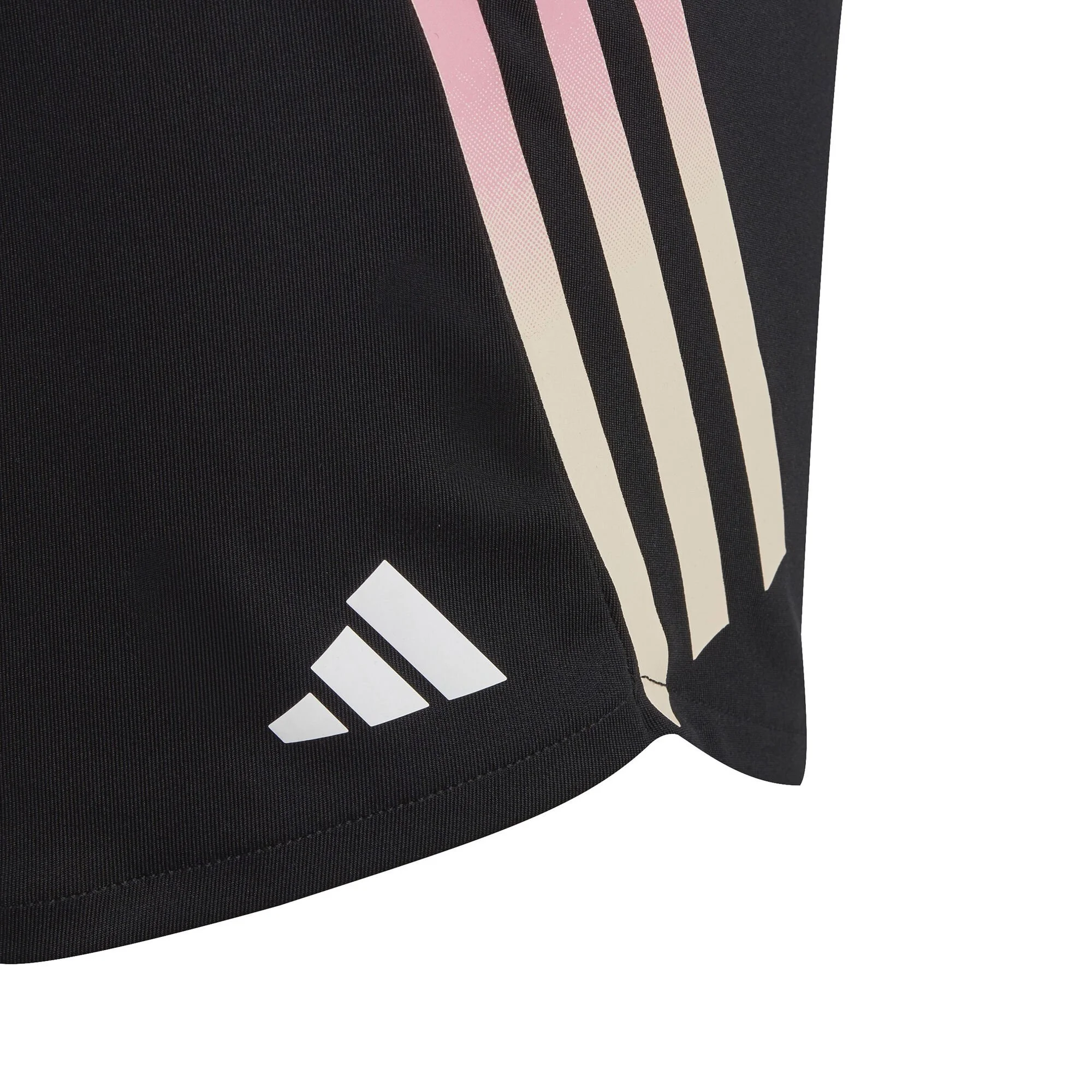 ADIDAS Training AEROREADY 3-Stripes Knit Pantaloncini Ragazze - Nero, Rosa - immagine 3