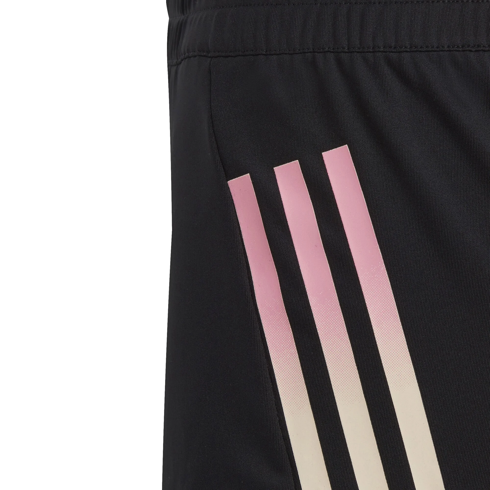 ADIDAS Training AEROREADY 3-Stripes Knit Pantaloncini Ragazze - Nero, Rosa - immagine 4