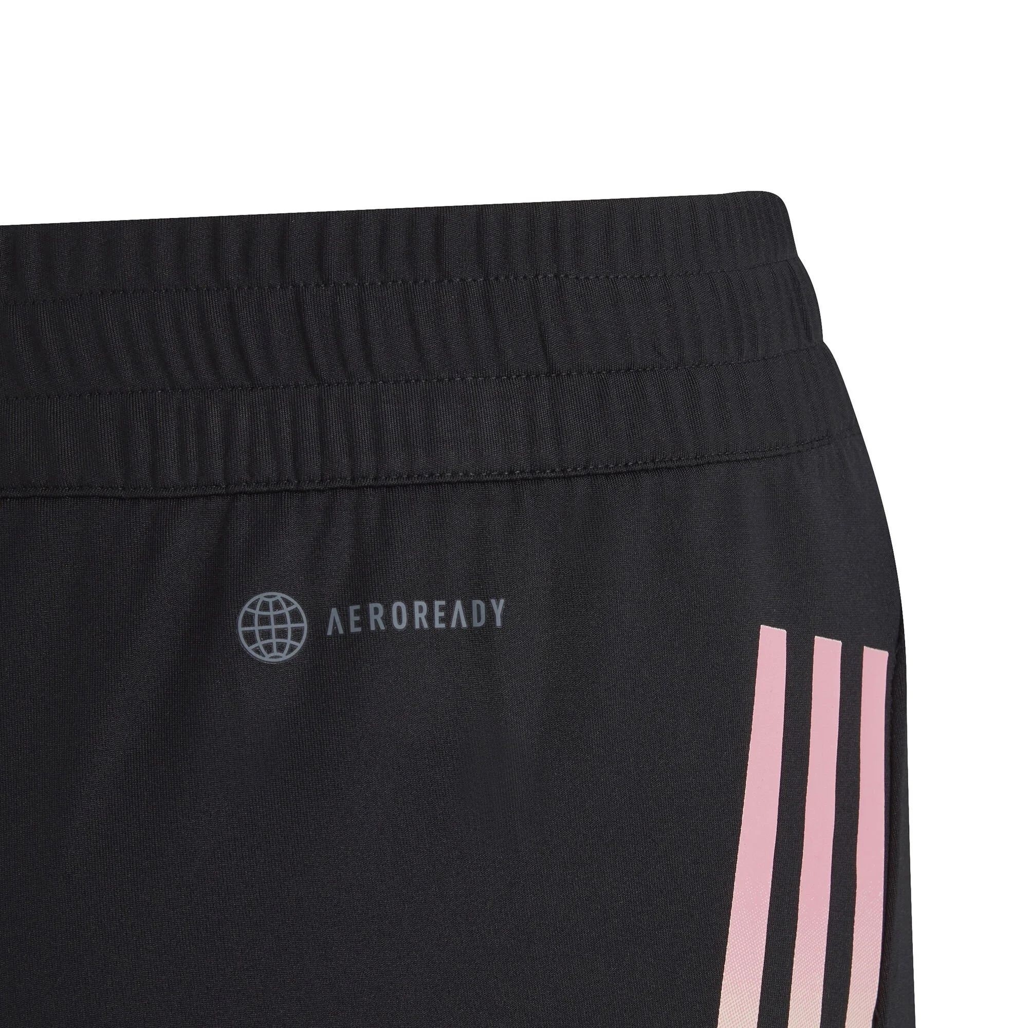 ADIDAS Training AEROREADY 3-Stripes Knit Pantaloncini Ragazze - Nero, Rosa - immagine 5