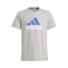 ADIDAS Big Logo 2 Maglietta Ragazzi - Grigio Chiaro