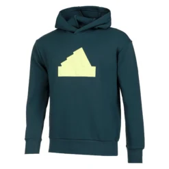 ADIDAS Future Icon Badge Of Sport Felpa Con Cappuccio Uomini - Grigio Scuro