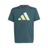 ADIDAS Training Icons Maglietta Ragazzi - Color Petrolio, Lime