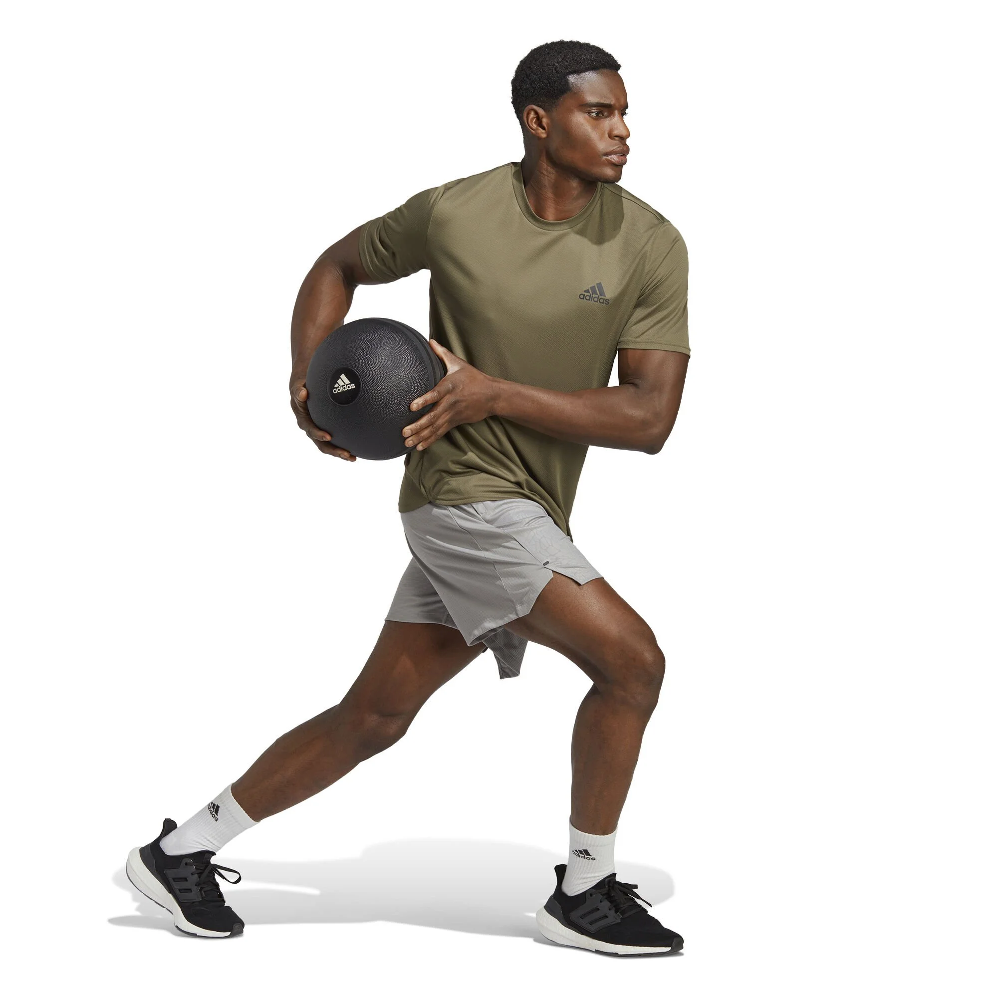 ADIDAS D4M Maglietta Uomini - Oliva - immagine 4