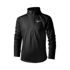Nike Dri-Fit Manica Lunga Ragazze - Nero