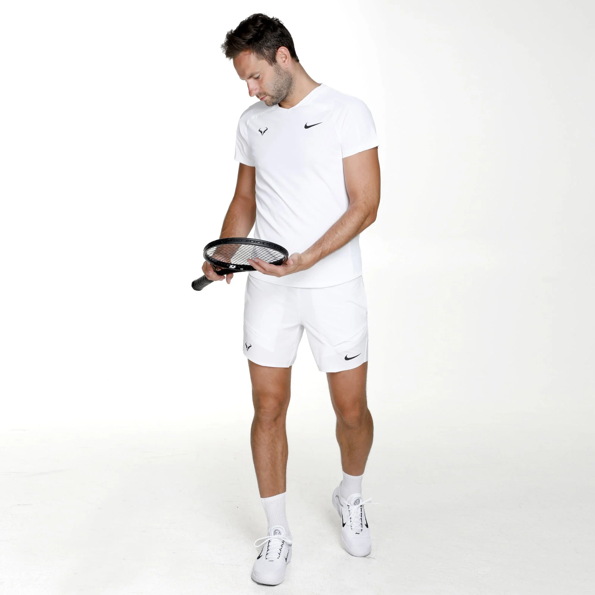 Nike Dri-Fit Advantage Rafa 7in Pantaloncini Uomini - Bianco - immagine 5