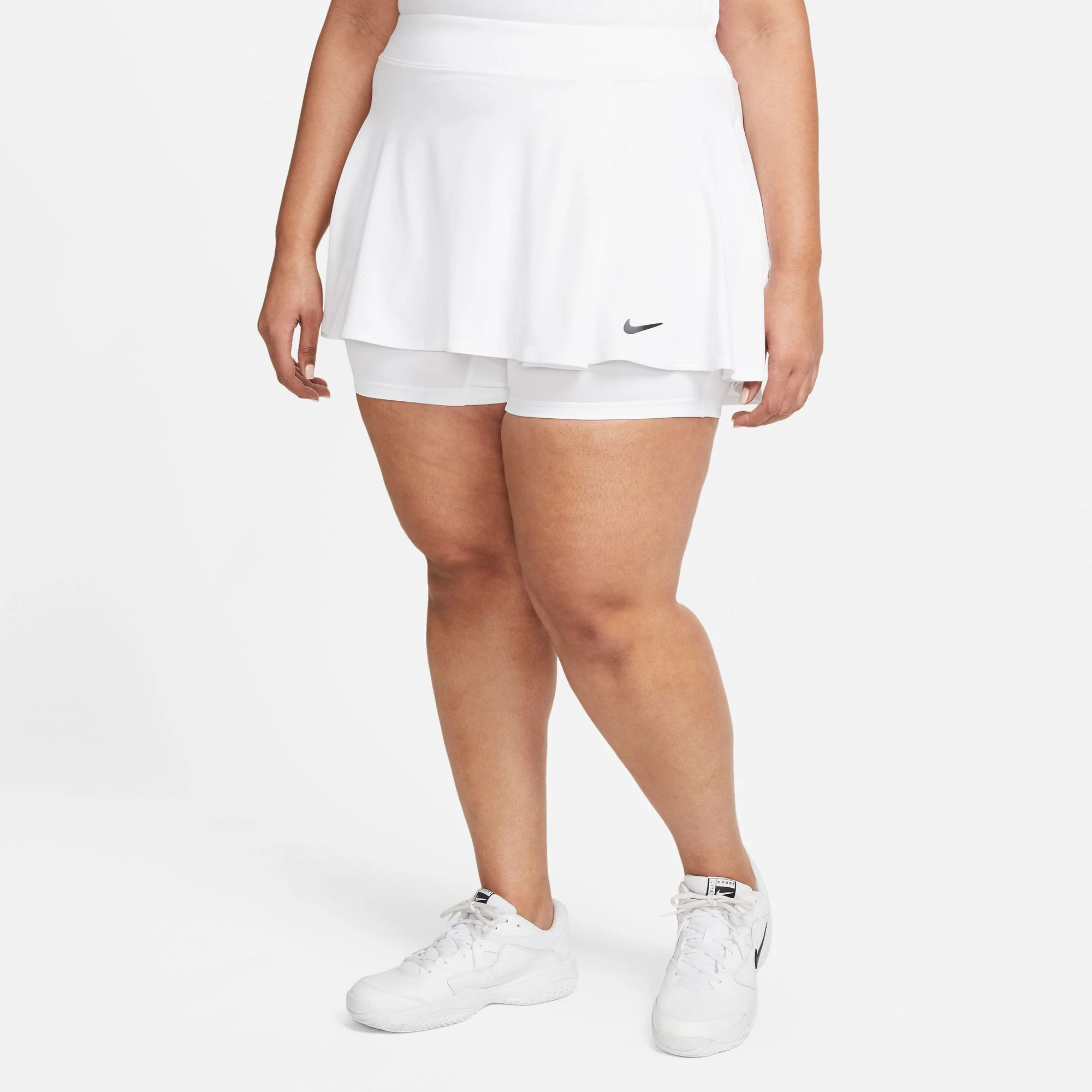 Nike Court Victory Dri-Fit Flouncy Plus Gonna Donna - Bianco - immagine 5