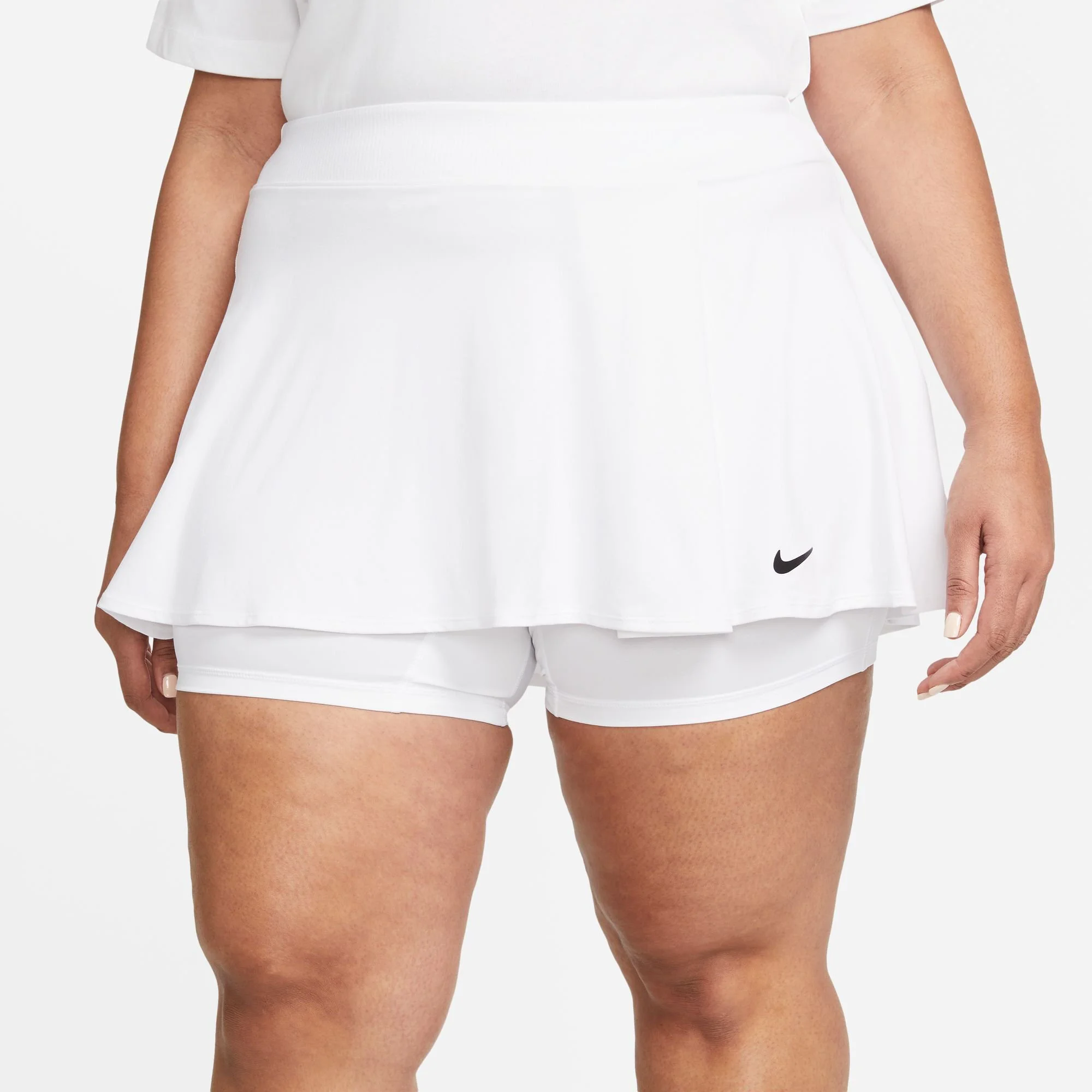 Nike Court Victory Dri-Fit Flouncy Plus Gonna Donna - Bianco - immagine 7
