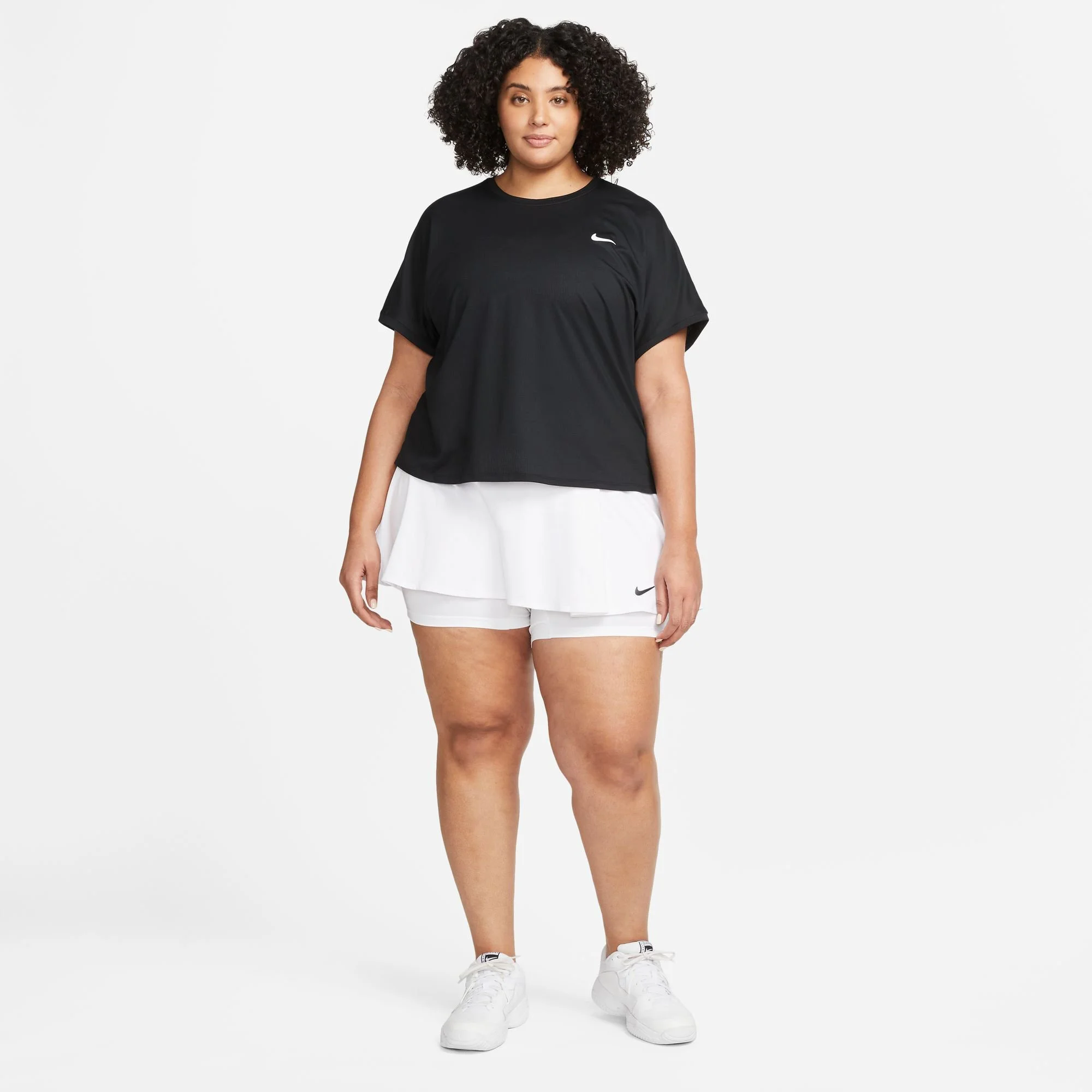 Nike Court Victory Dri-Fit Flouncy Plus Gonna Donna - Bianco - immagine 9