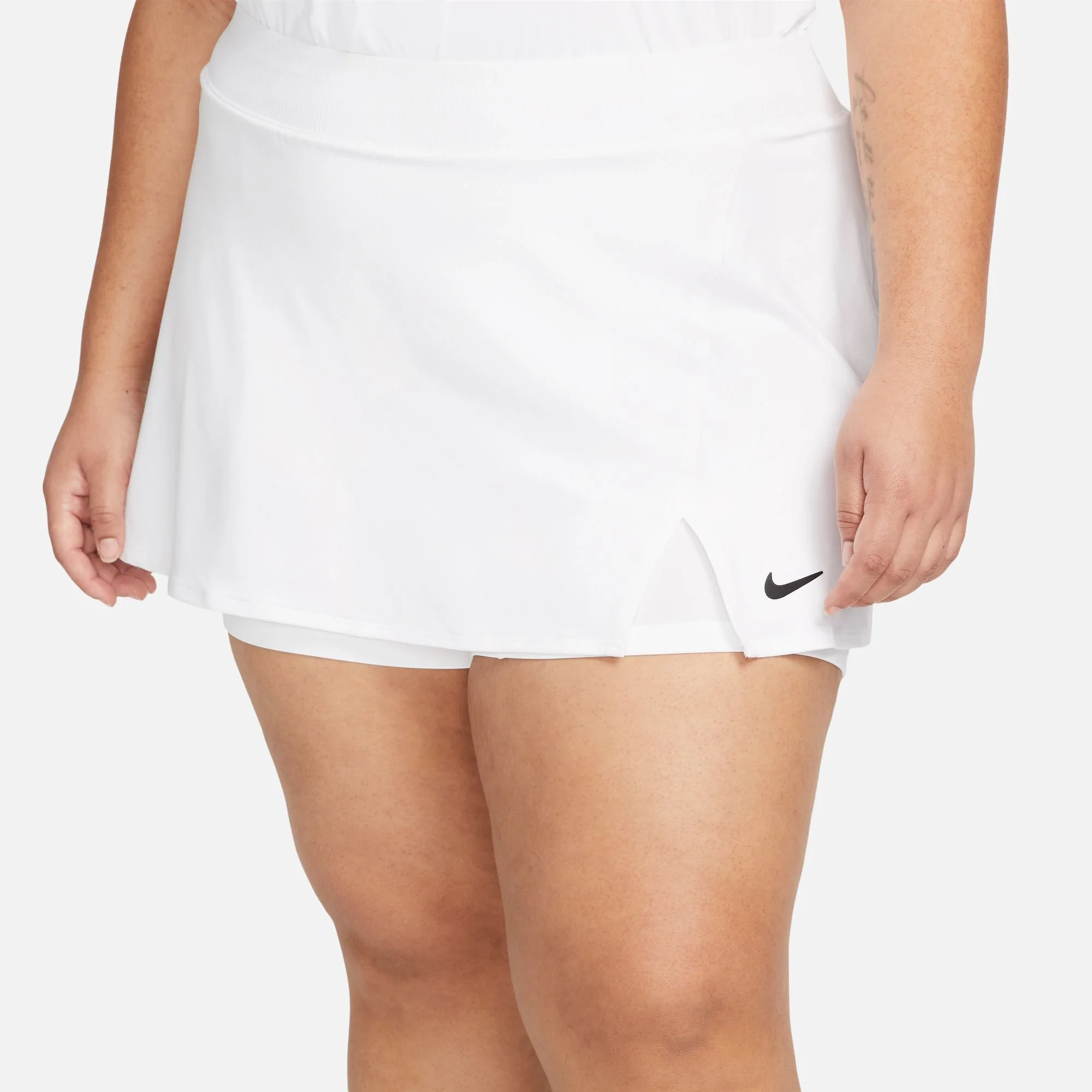 Nike Court Victory Dri-Fit Straight Plus Gonna Donna - Bianco - immagine 7