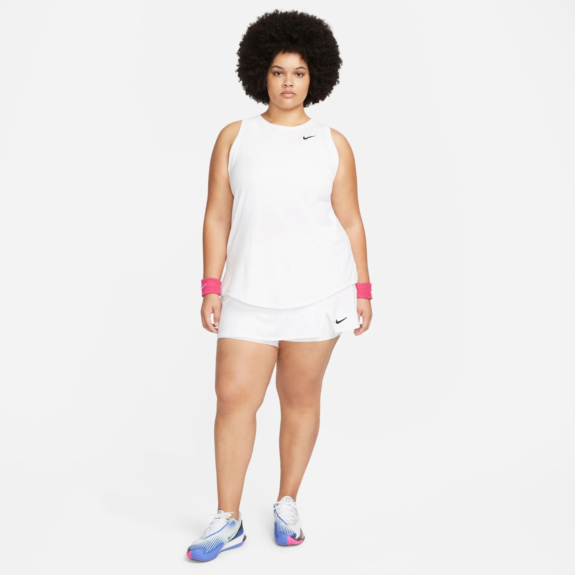 Nike Court Victory Dri-Fit Straight Plus Gonna Donna - Bianco - immagine 10