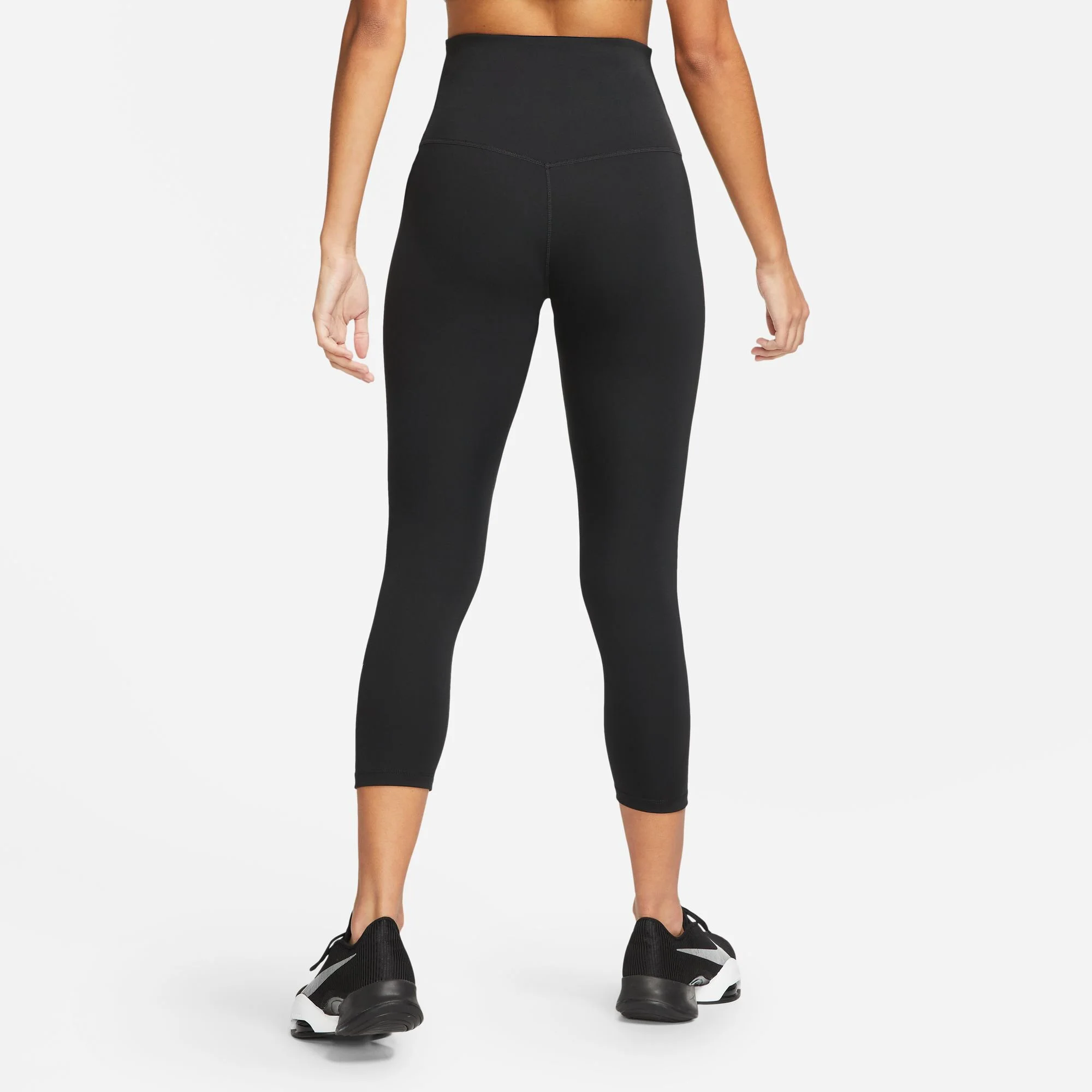 Nike Dri-Fit One High-Rise Crop Calzamaglia Donna - Nero - immagine 5