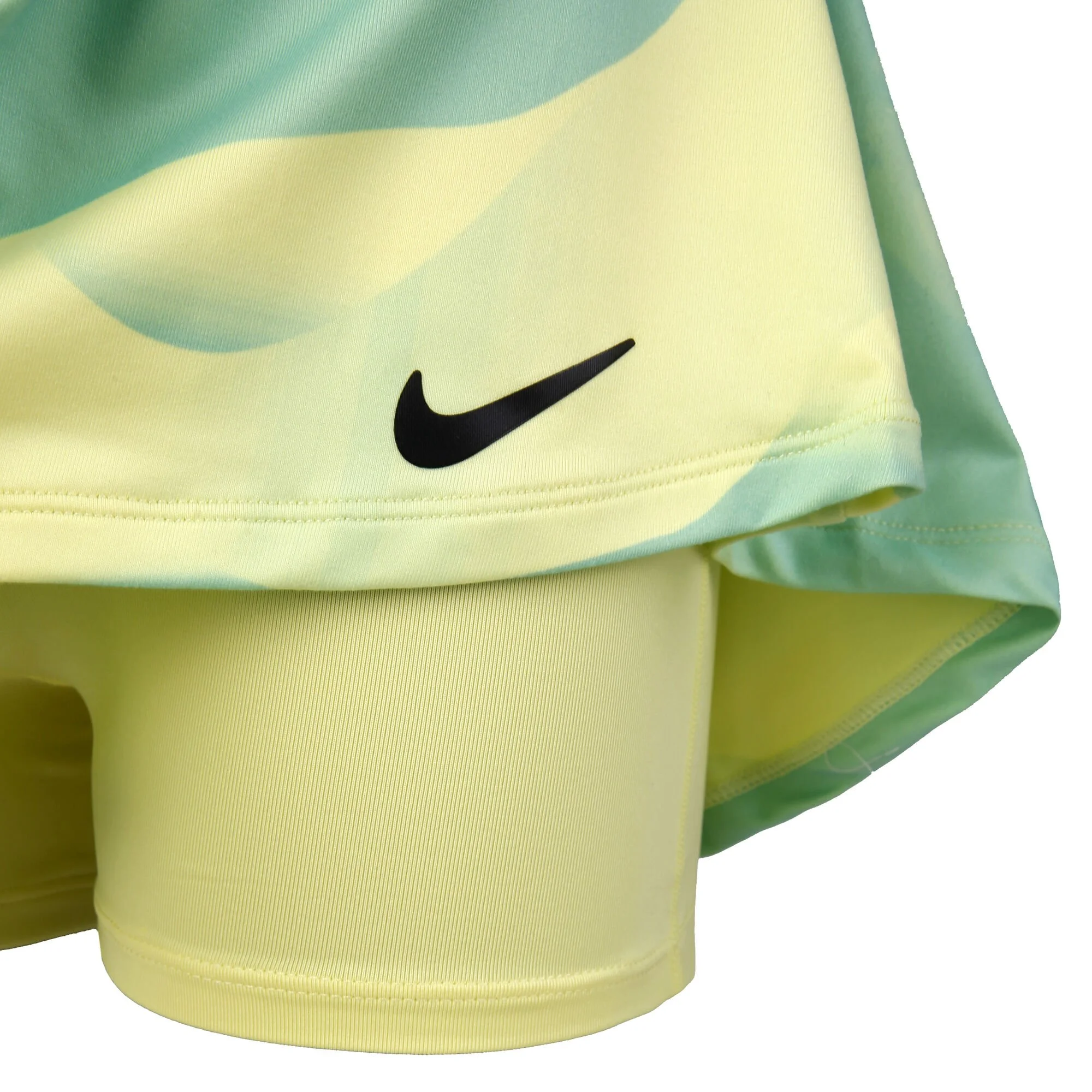 Nike Court Victory Dri-Fit Flouncy Printed Gonna Ragazze - Giallo - immagine 3