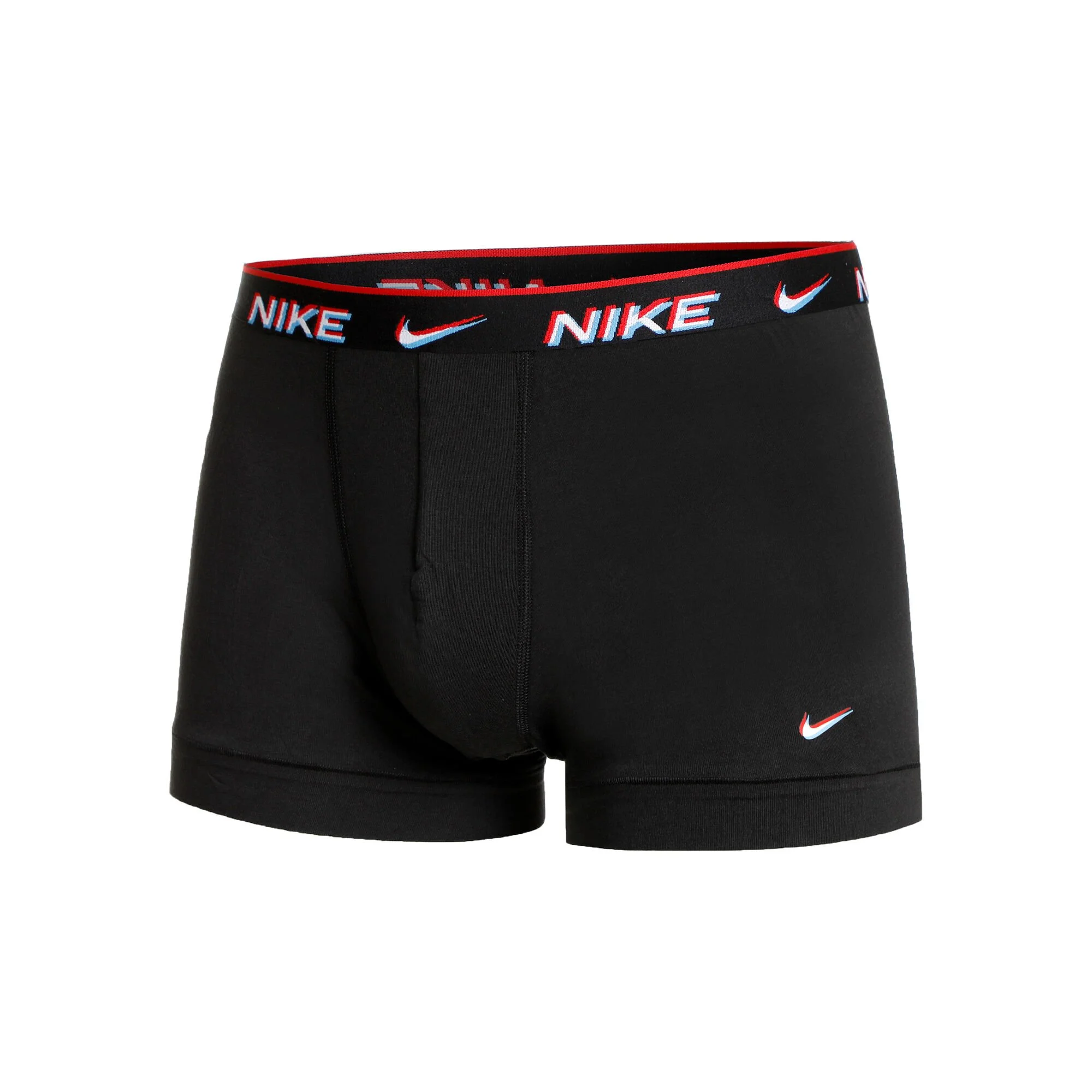 Nike Everyday Cotton Stretch Trunk Boxer Confezione Da 3 Uomini - Nero, Multicolore - immagine 3