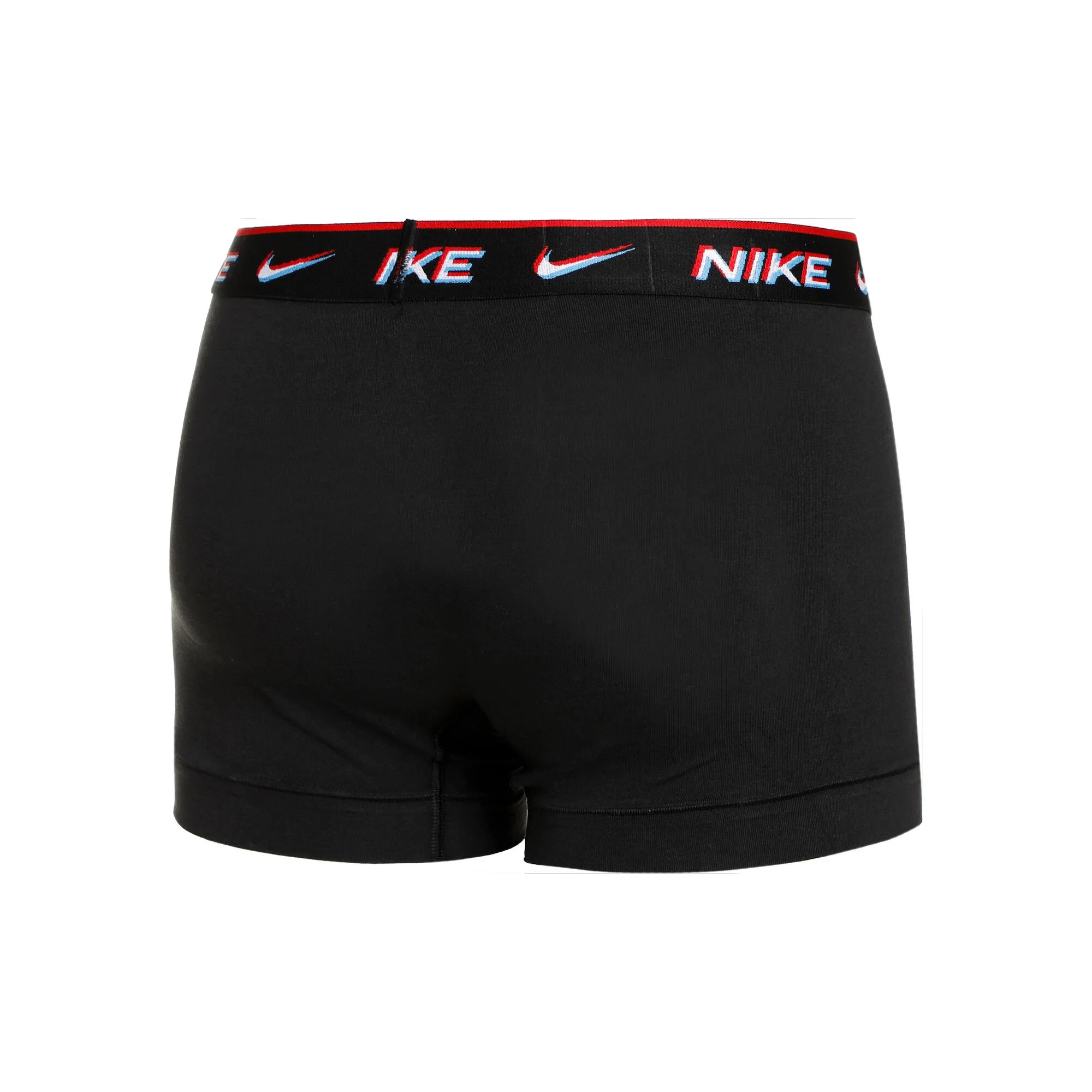 Nike Everyday Cotton Stretch Trunk Boxer Confezione Da 3 Uomini - Nero, Multicolore - immagine 4