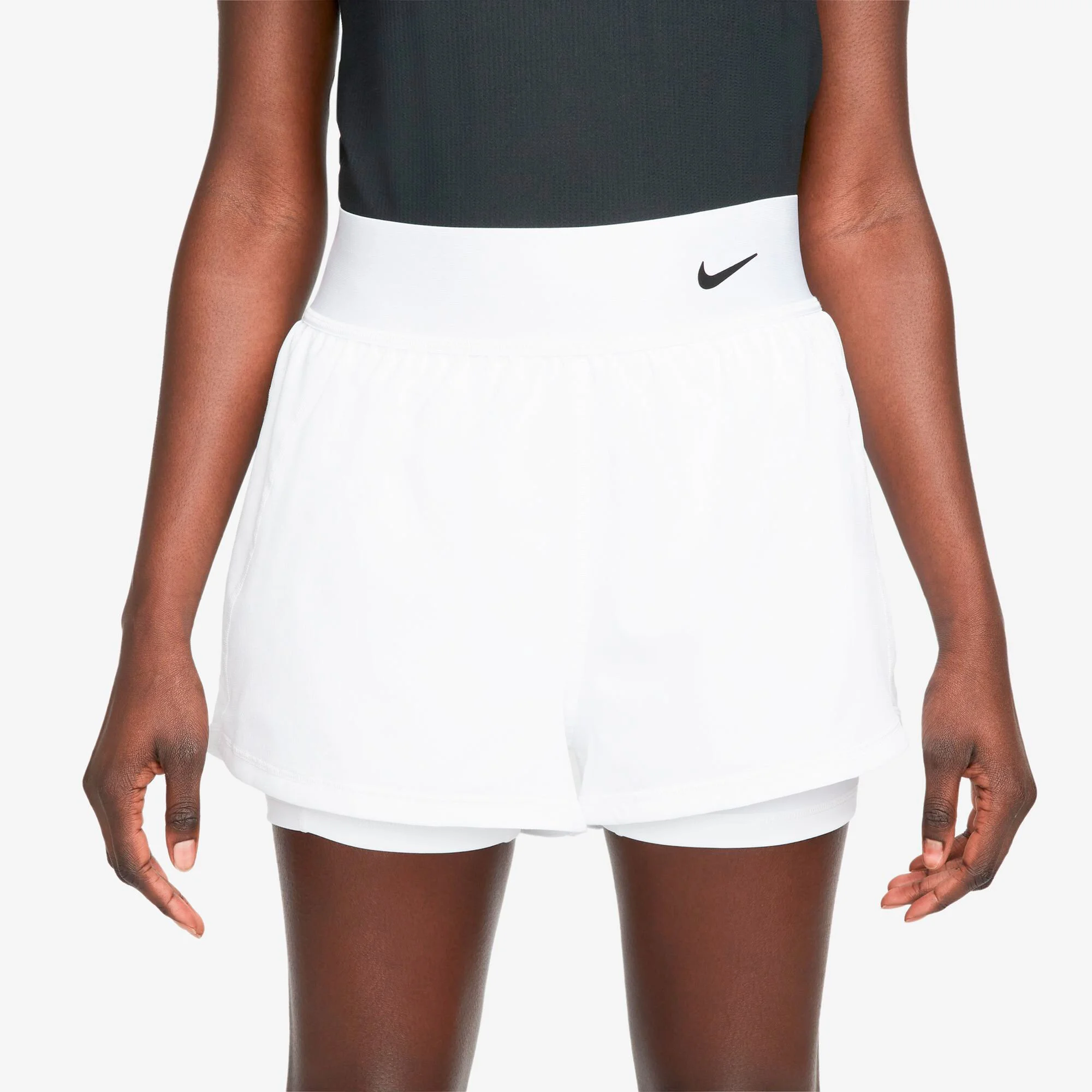 Nike Dri-Fit Advantage Court Pantaloncini Donna - Bianco - immagine 10