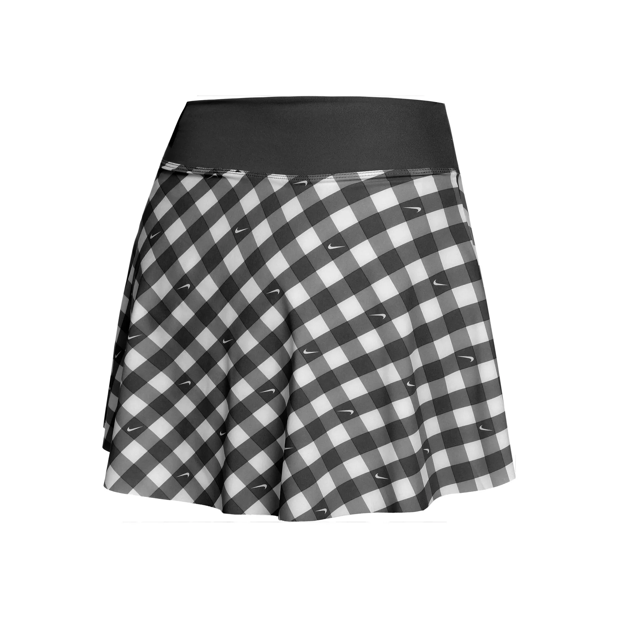 Nike Dri-Fit Club Regular Printed Gonna Donna - Nero, Bianco - immagine 2