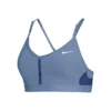 Nike Dri-Fit Indy V-Neck Reggiseni Sportivi Donna - Blu Scuro