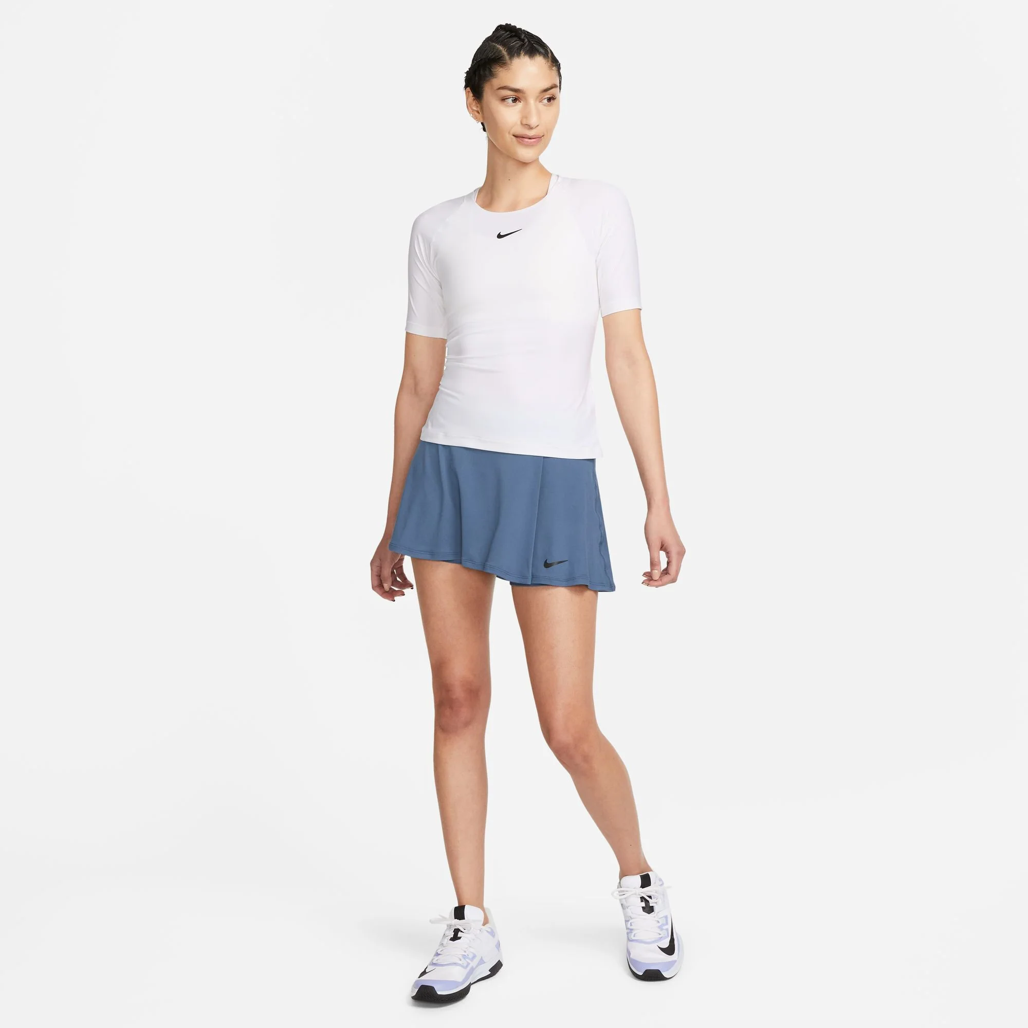 Nike Dri-Fit Court Flouncy Gonna Donna - Blu - immagine 8