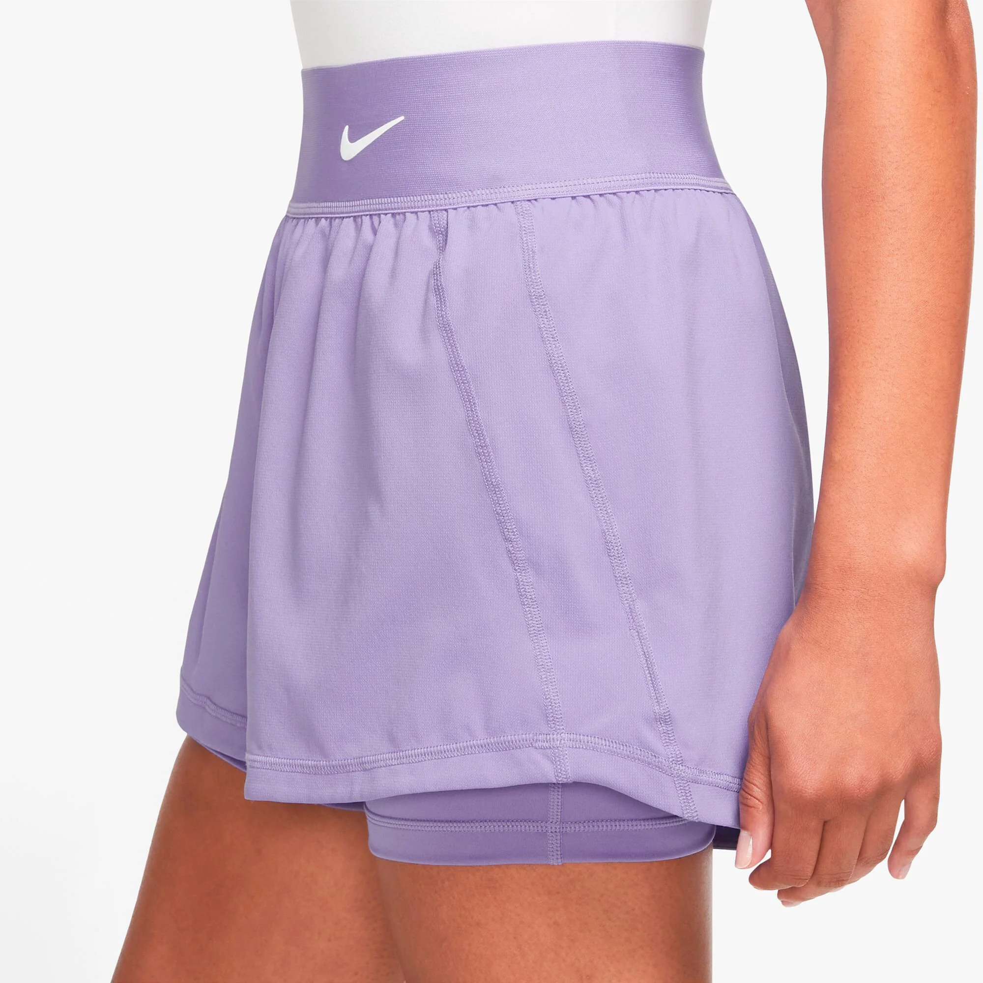 Nike Dri-Fit Advantage Court Pantaloncini Donna - Lilla - immagine 7