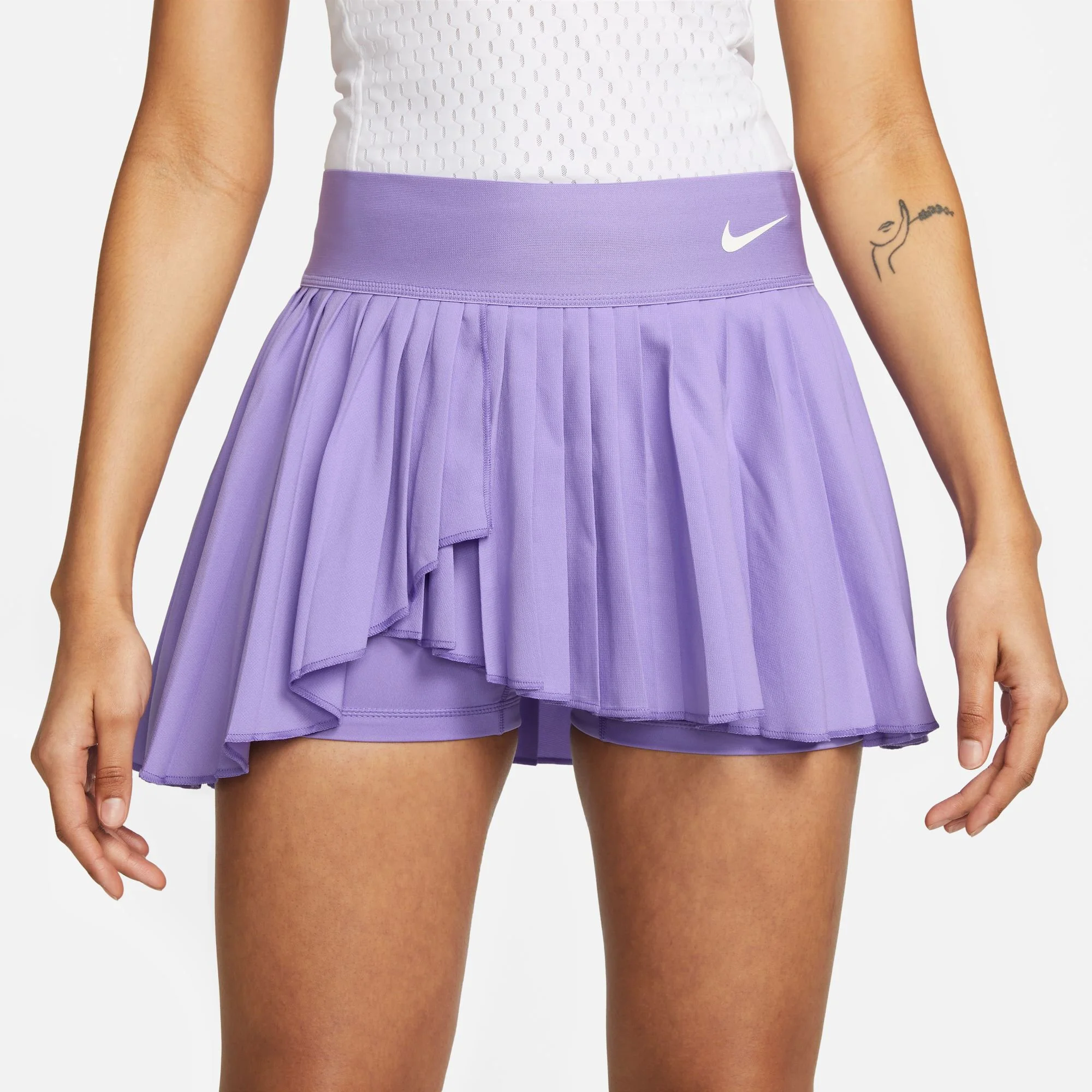 Nike Dri-Fit Advantage Court Pleated Gonna Donna - Lilla - immagine 10