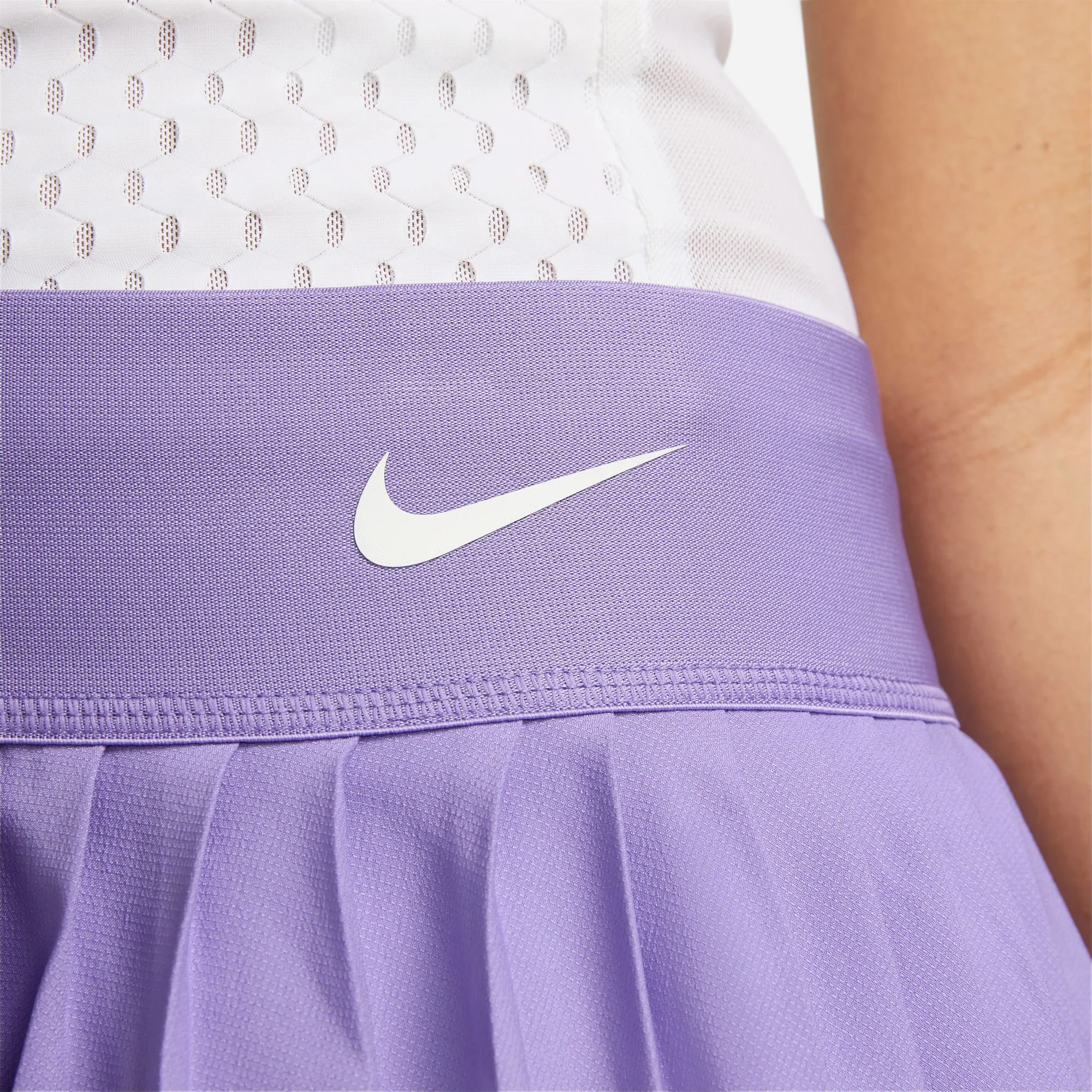 Nike Dri-Fit Advantage Court Pleated Gonna Donna - Lilla - immagine 13