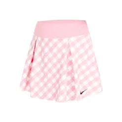 Nike Dri-Fit Club Regular Print Gonna Donna - Rosa, Bianco