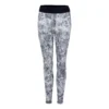 Nike Dri-Fit Performance Mid Rise All Over Print Calzamaglia Donna - Bianco, Nero