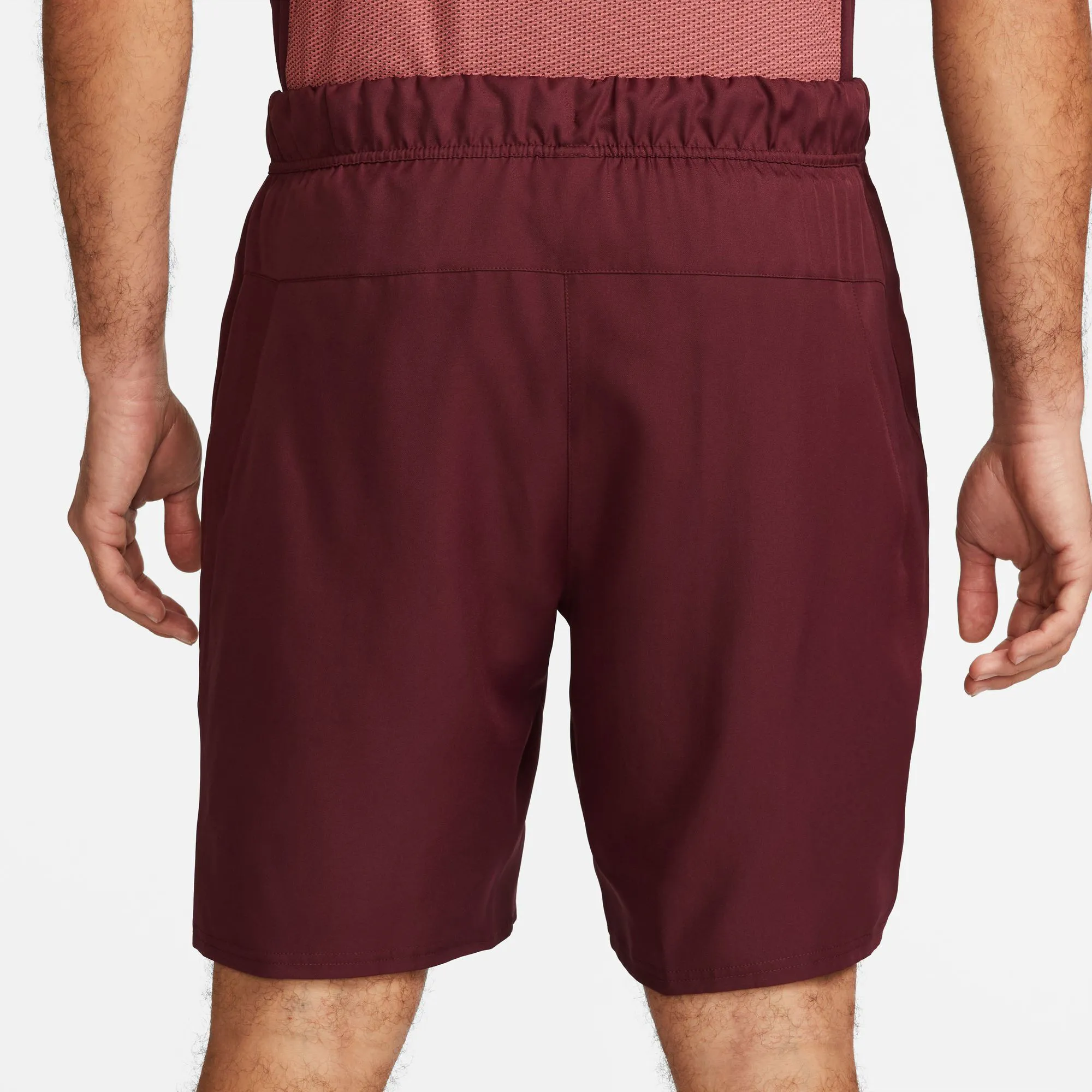 Nike Dri-Fit Court 9in Pantaloncini Uomini - Rosso Scuro - immagine 4