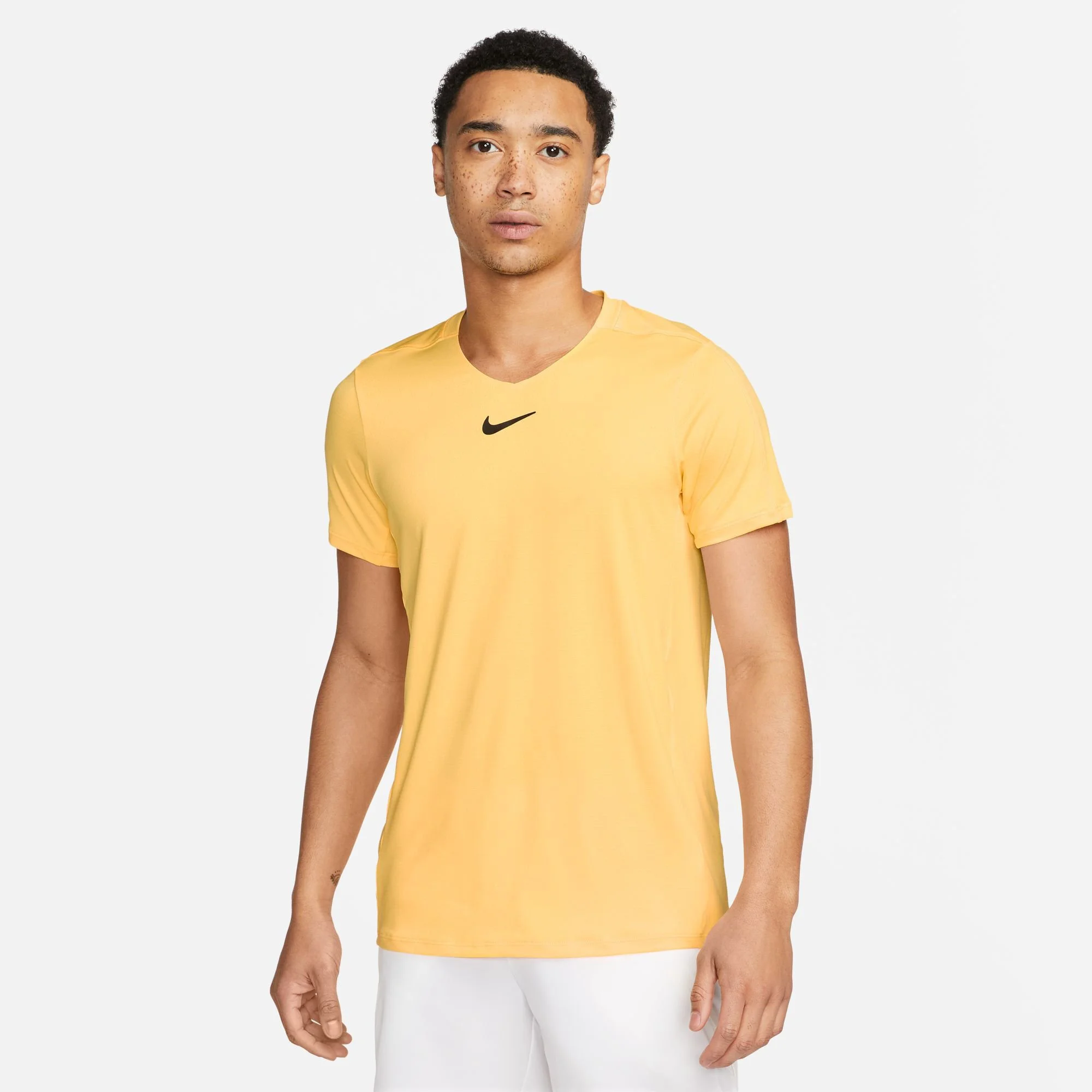 Nike Dri-Fit Advantage Court Maglietta Uomini - Giallo - immagine 4