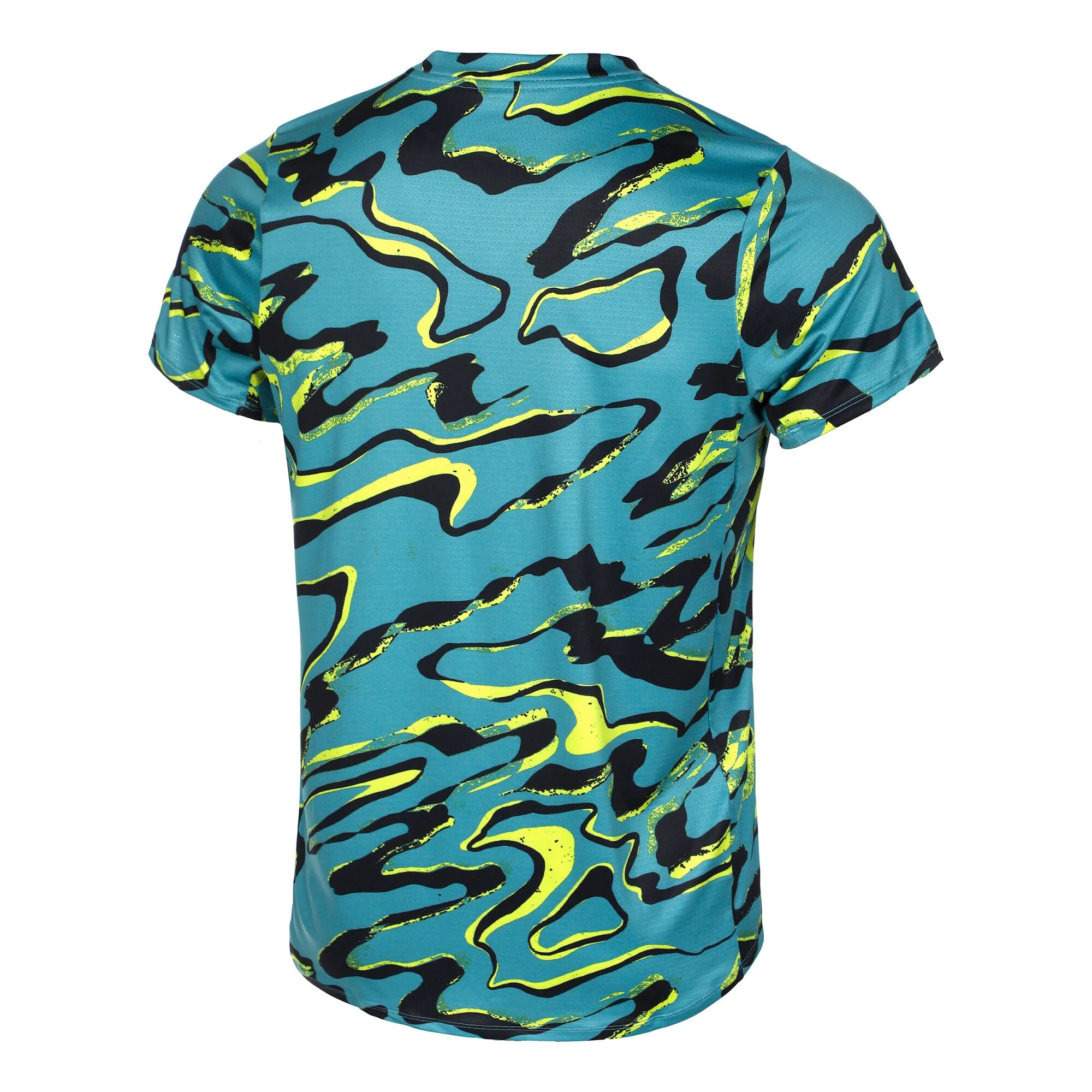 Nike Dri-Fit Advantage Court Print Maglietta Uomini - Turchese - immagine 2