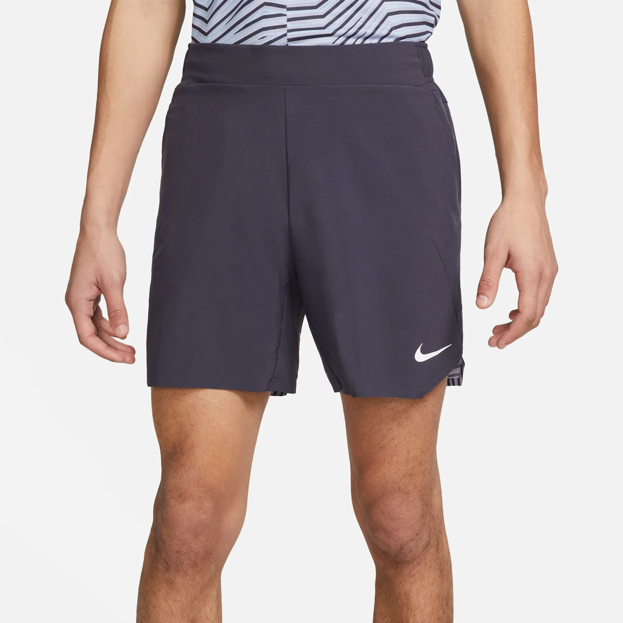 Nike Dri-Fit Court Slam RG Pantaloncini Uomini - Grigio, Lilla - immagine 6
