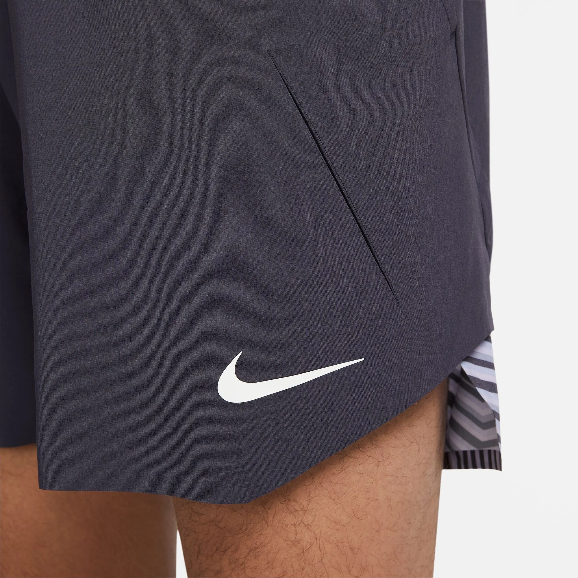 Nike Dri-Fit Court Slam RG Pantaloncini Uomini - Grigio, Lilla - immagine 12