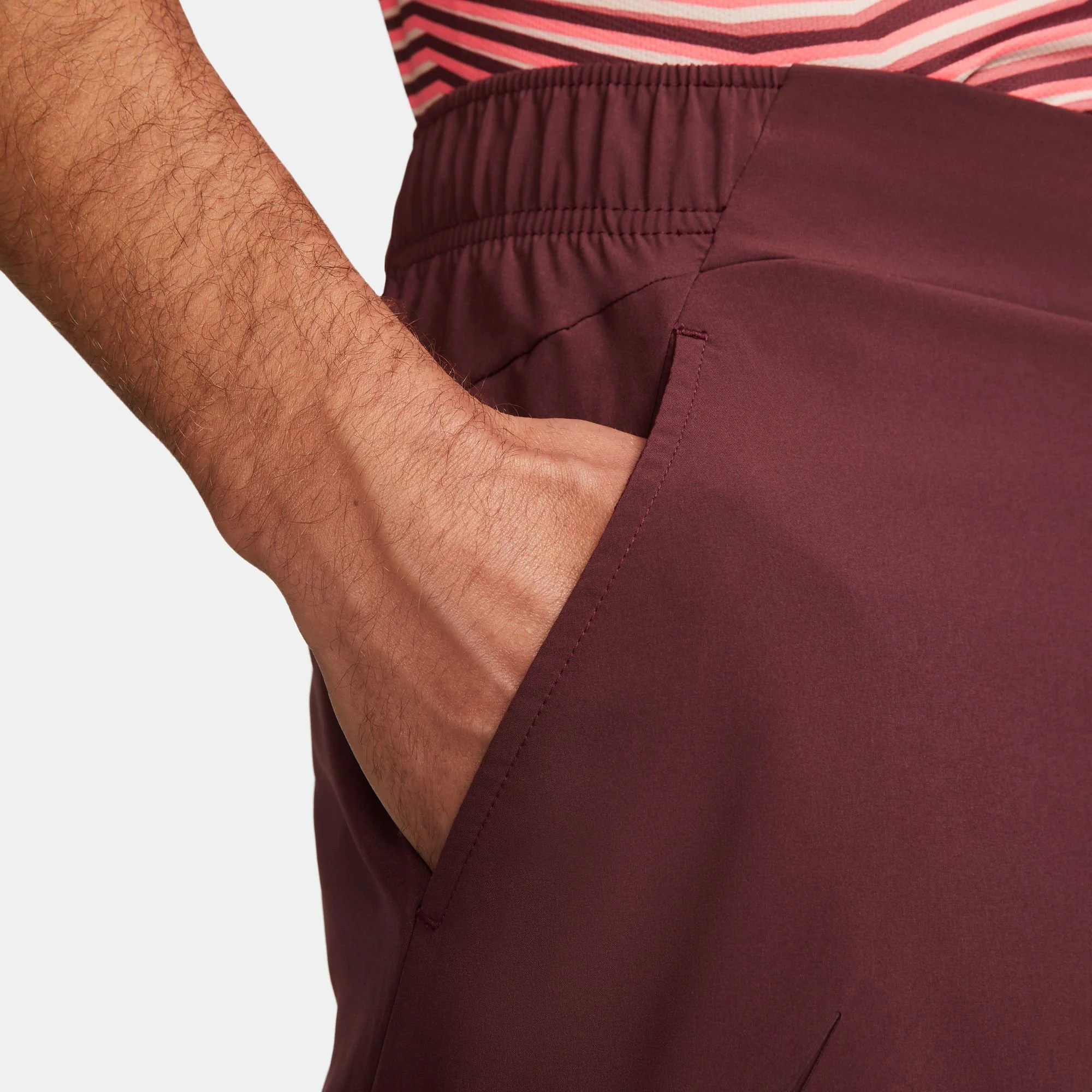 Nike Dri-Fit Court Slam RG Pantaloncini Uomini - Rosso Scuro, Rosa Antico - immagine 12