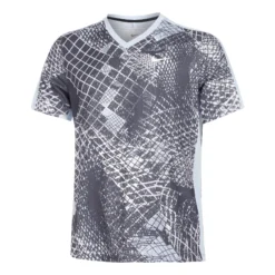 Nike Dri-Fit Court Novelty Maglietta Uomini - Lilla, Grigio Scuro