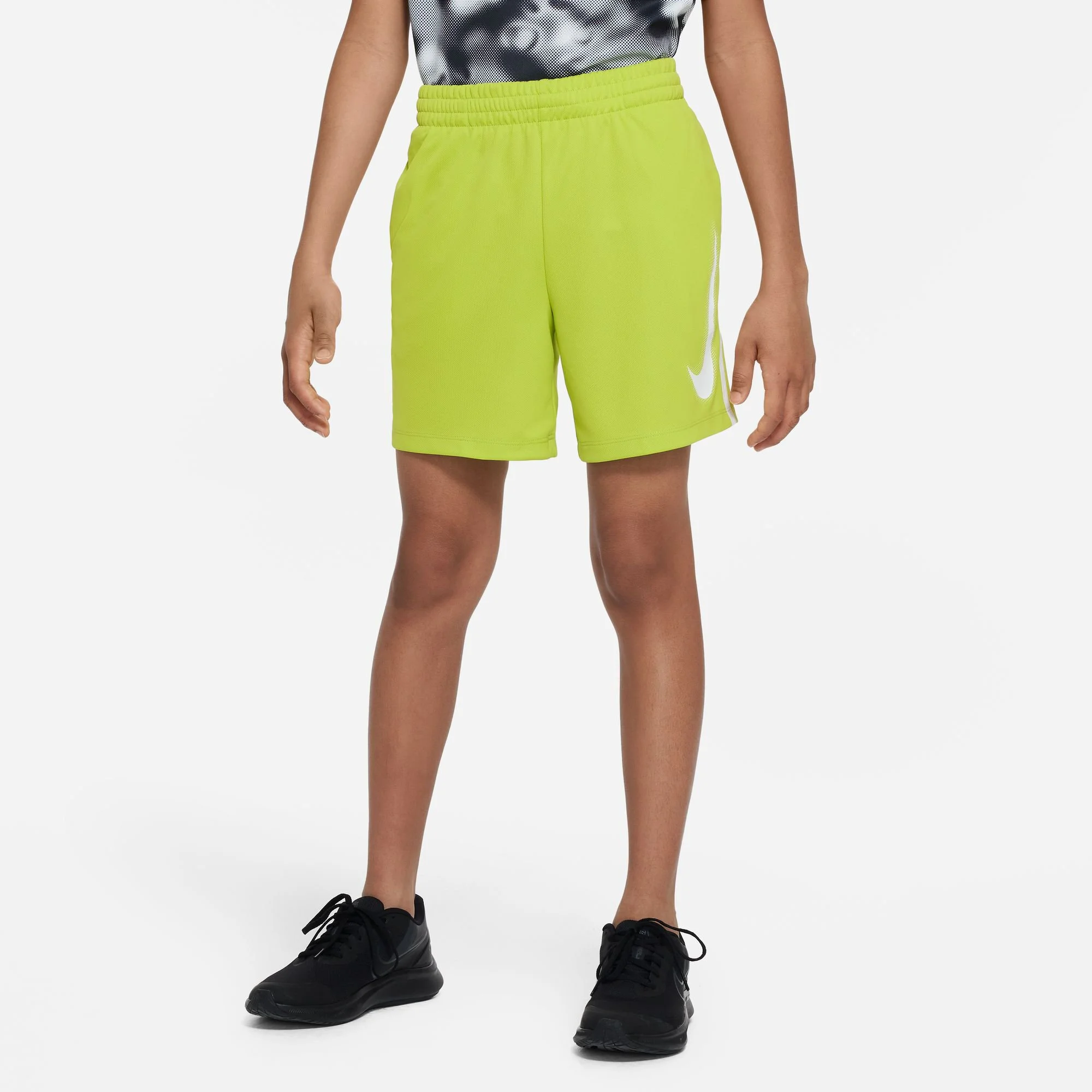 Nike Big Kids Graphic Pantaloncini Ragazzi - Lime - immagine 8